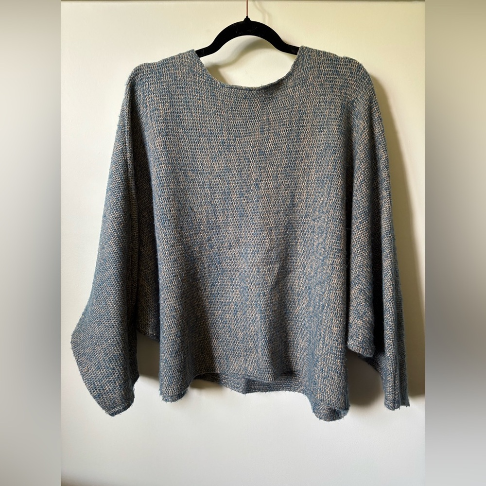Relaxed Marled Knit Pullover